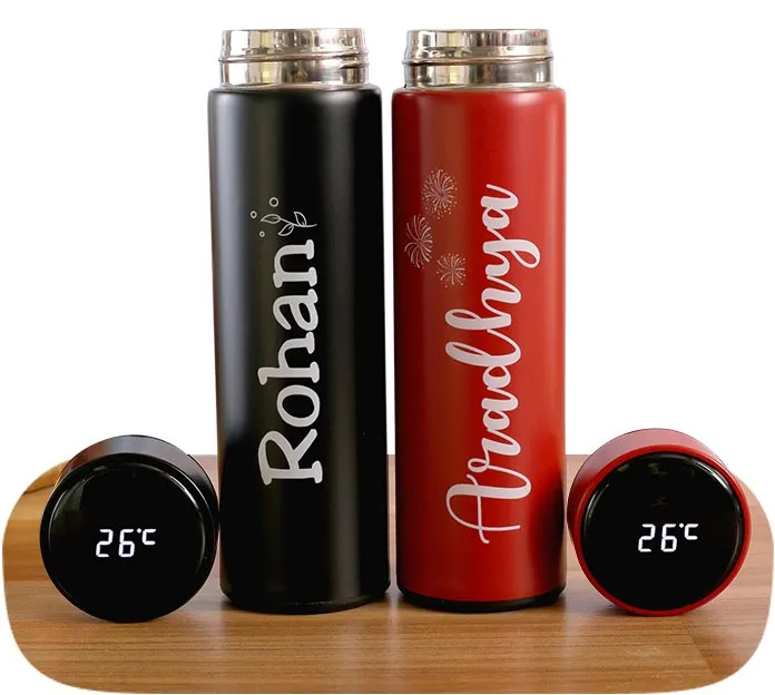 two customised bottle