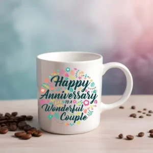 Custom Photo Print Anniversary Mug Gift