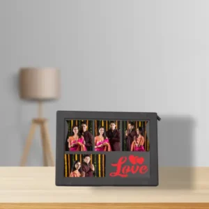 LED Anniversary Photo Collage Frame