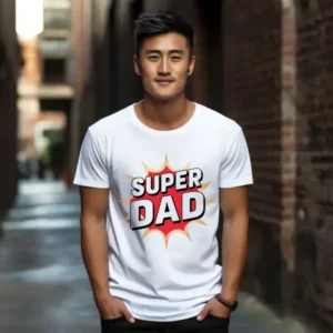Men Custom Super Dad Tee