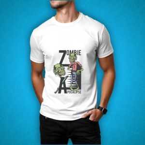 Zombie Print Funky T-Shirt