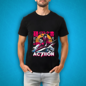 Action Print T-Shirt