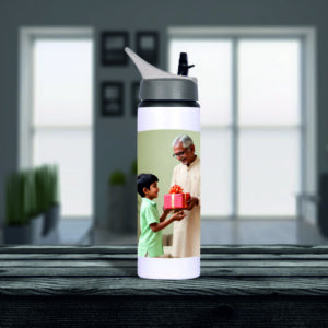 Personalised Stainless Steel Bottle For GrandParents