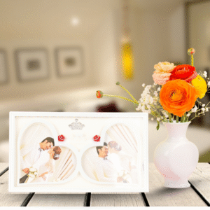 Double Heart LED Frame for Anniversary
