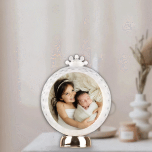 Round Crystal LED Frame for Sister