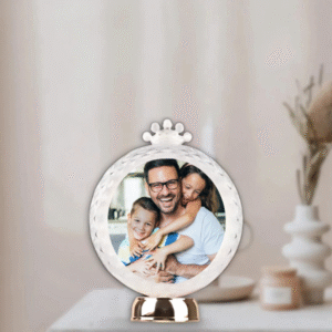 Circular LED Frame for Father
